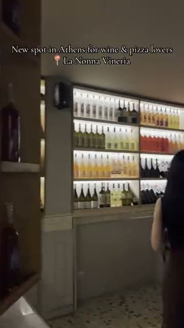 Instagram story από influencer στη La Nonna Vineria
